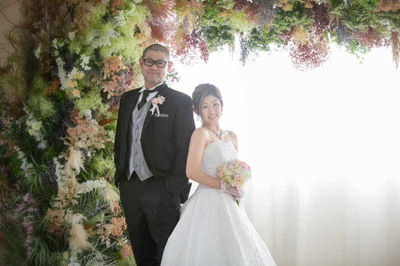 にっこりツーショット＊洋装スタジオ撮影スタート