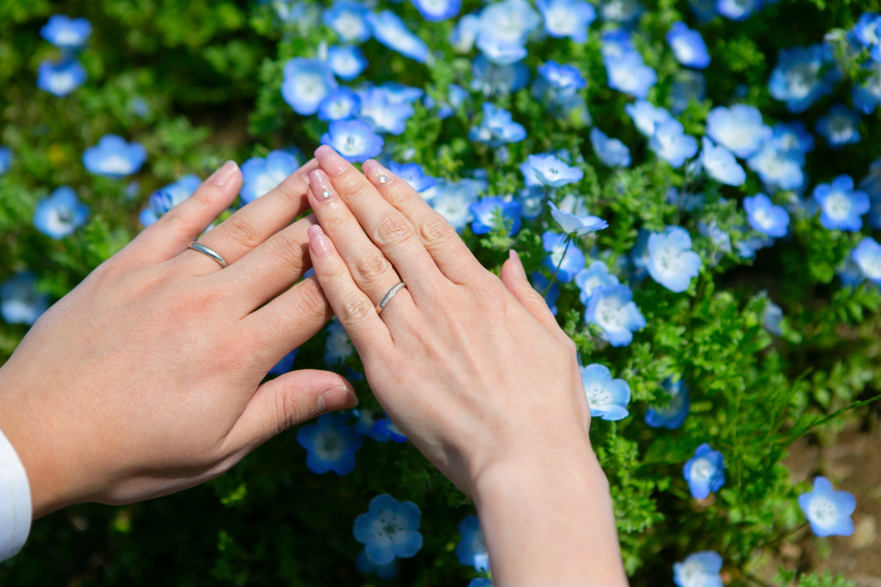 【洋装】自然を楽しむロケーションフォト