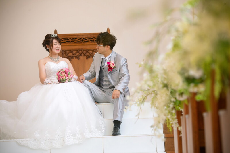 【和装＋洋装】チャペルで贅沢な撮影タイム