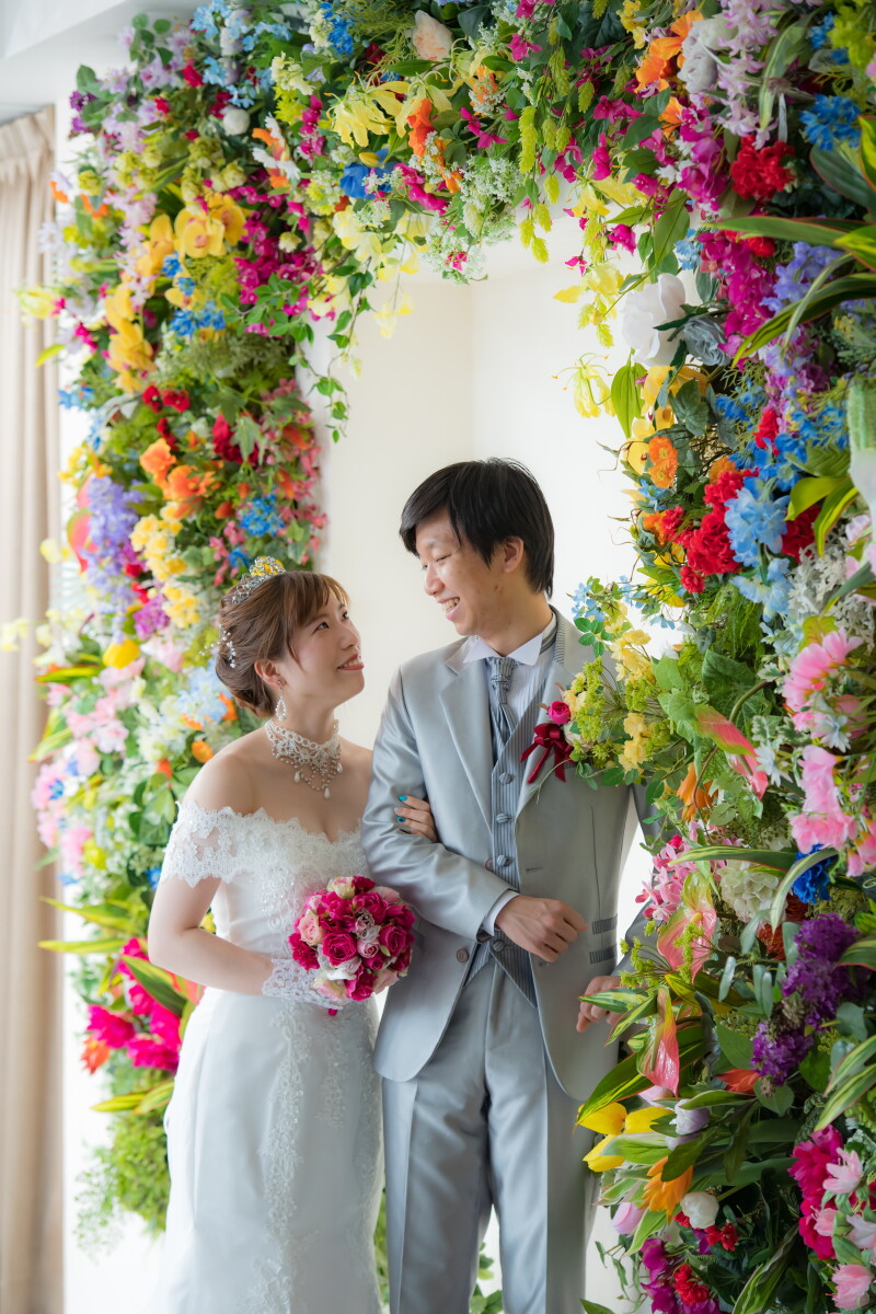 【洋装】スタジオ＋ルーフガーデン撮影