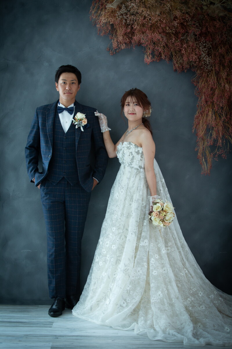 シンプルな立ち姿