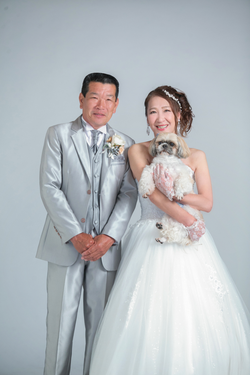 家族で迎えるフォトウェディング