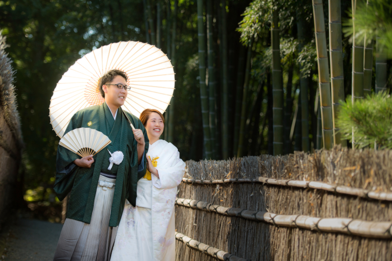 お二人で寄り添って