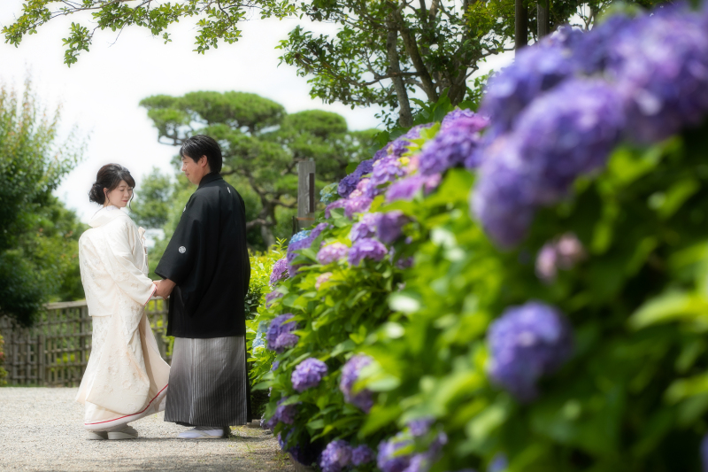 【和装】常盤神社周辺ロケ＋神前結婚式