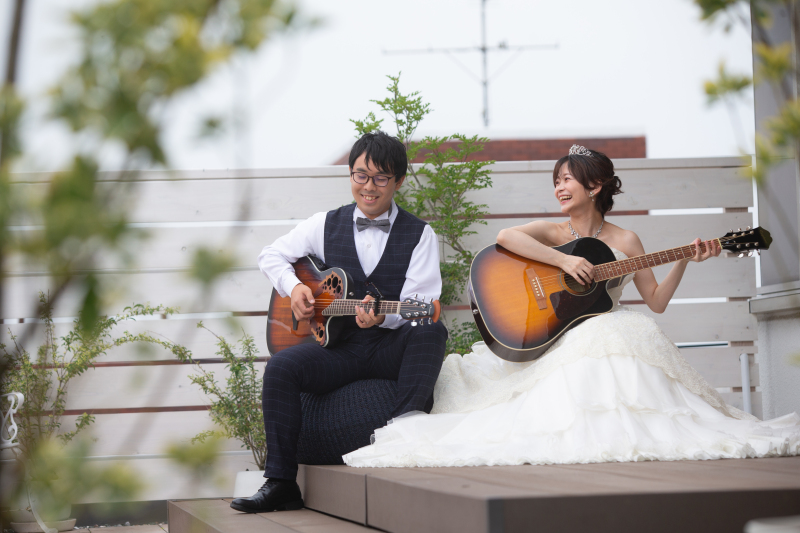 ギターを片手に♪