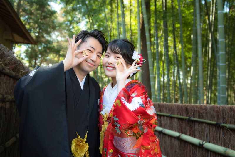 【和装】偕楽園・常盤神社