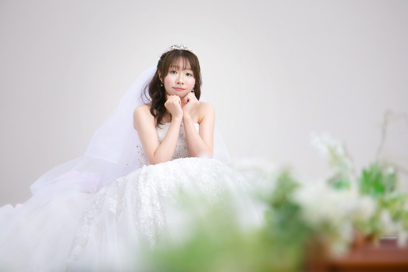 ボリューム感あるドレスやすっきりとしたドレスも