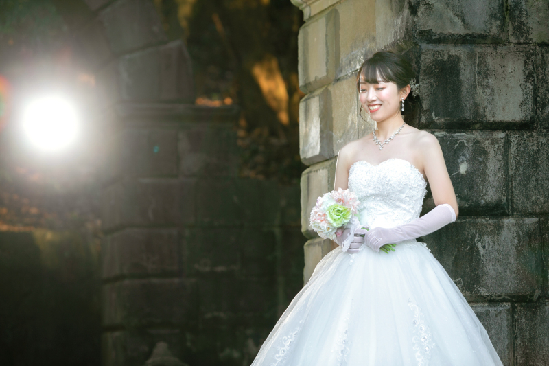 ボリューム感あるドレスやすっきりとしたドレスも