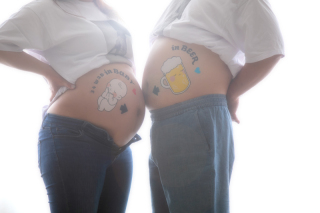 ペイントシール(マタニティ撮影限定)