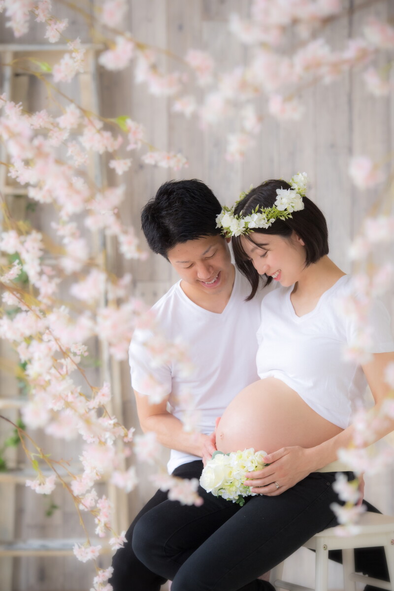 【私服/スタジオ】マタニティフォト