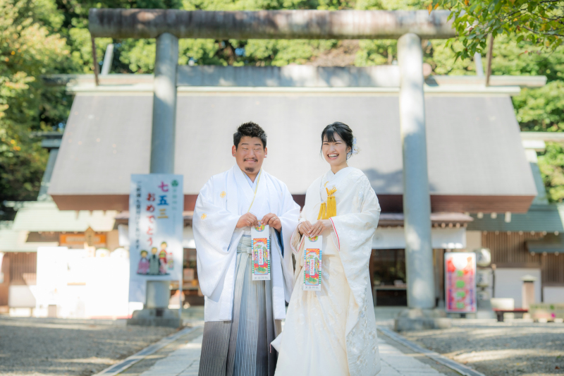 【5月まで限定!スタジオ撮影プレゼント】偕楽園+常盤神社+スタジオ|衣装アップ料金なし|レタッチデータ付き