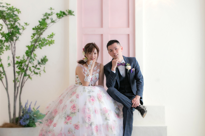 【スタジオでも青空で撮影できる！】"結婚したくなる"スタジオ＆ルーフガーデン撮影プラン｜補正済み全データ＆ご成約特典付き♡