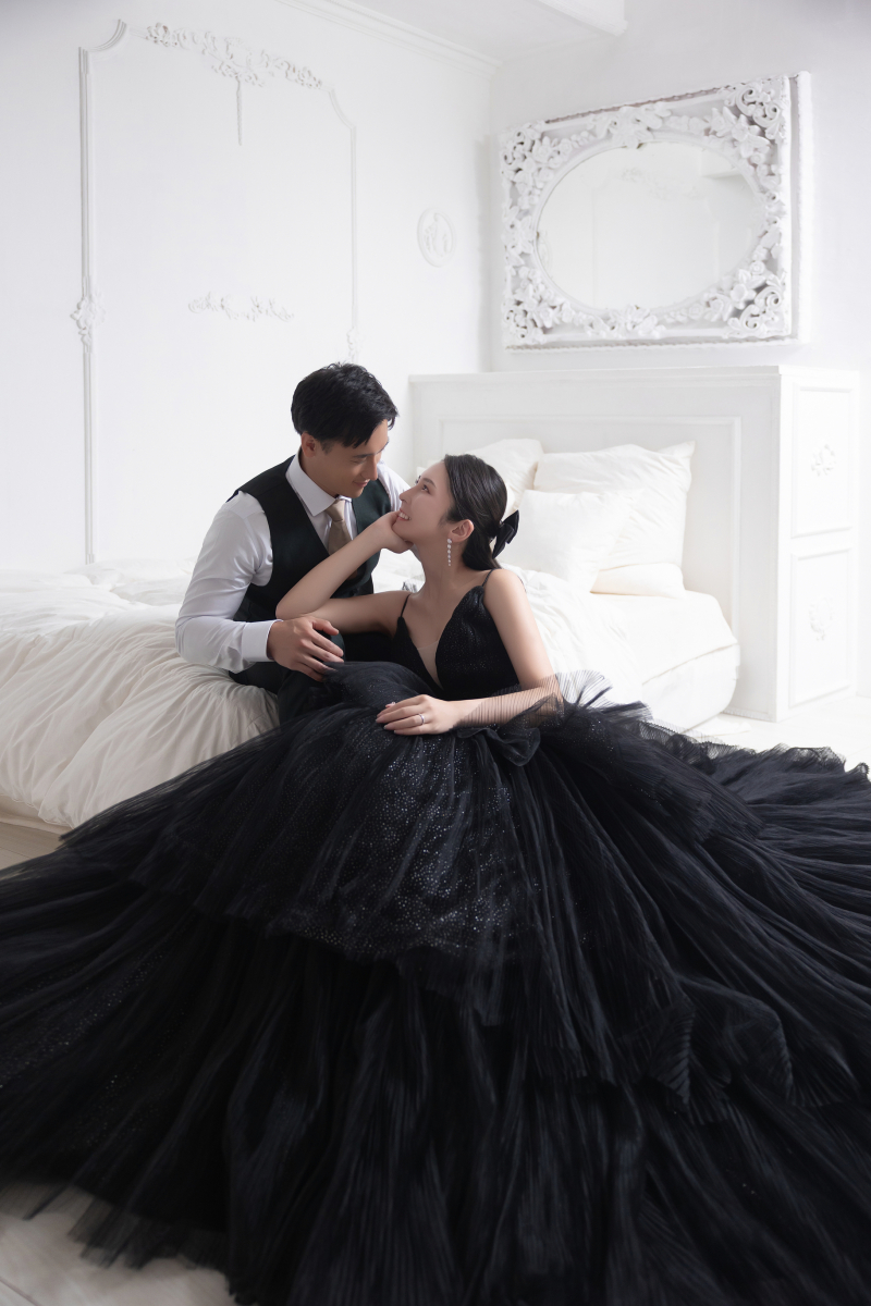 ベッドでツーショット♪