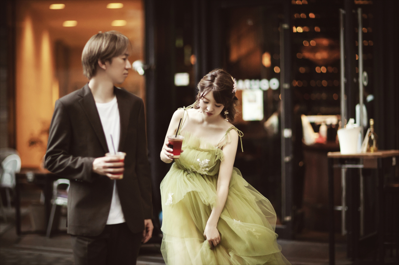 ドリンク片手に★