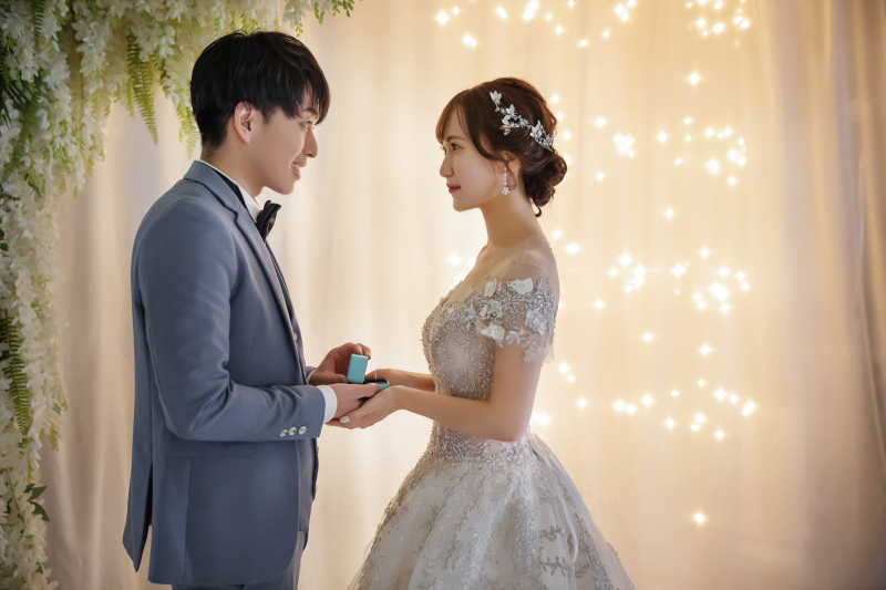 指輪ボックスと♡