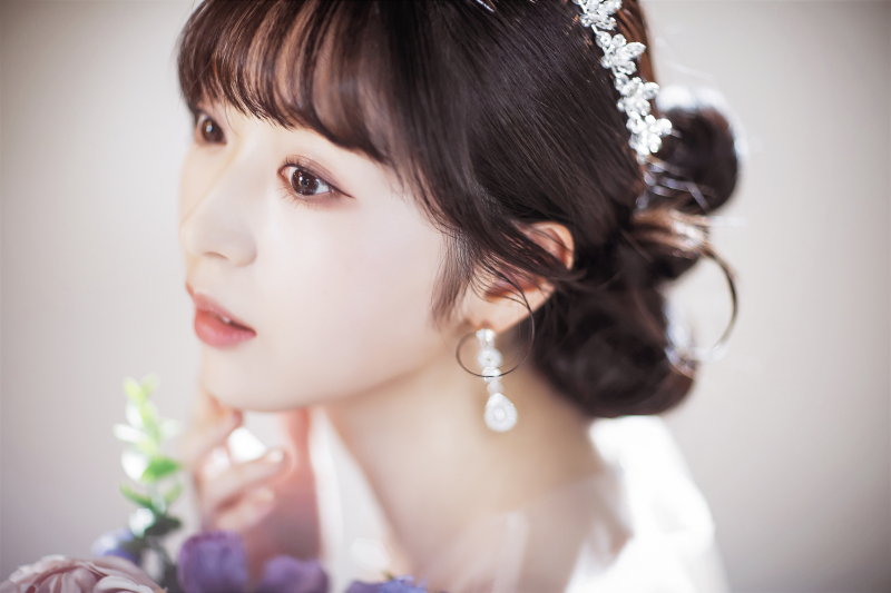 ご新婦様のクローズアップ