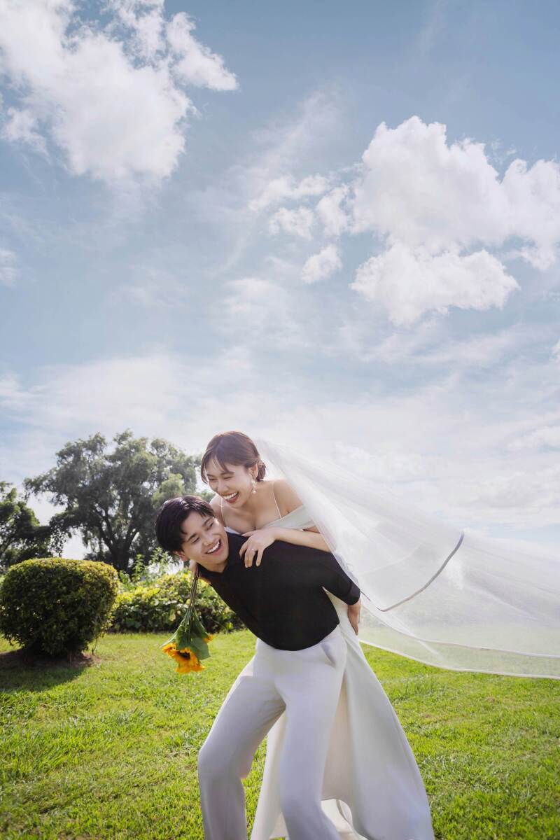 おんぶショット♪