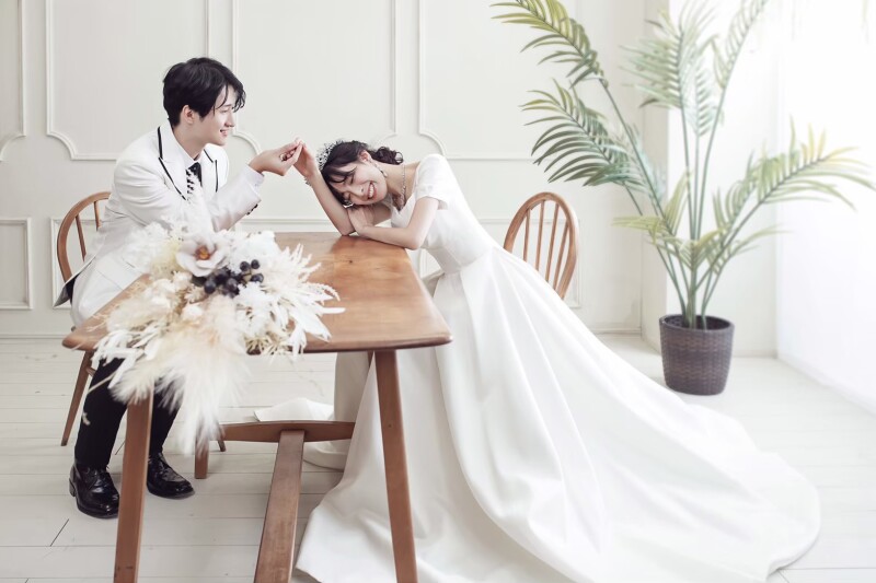 机を使ったお写真