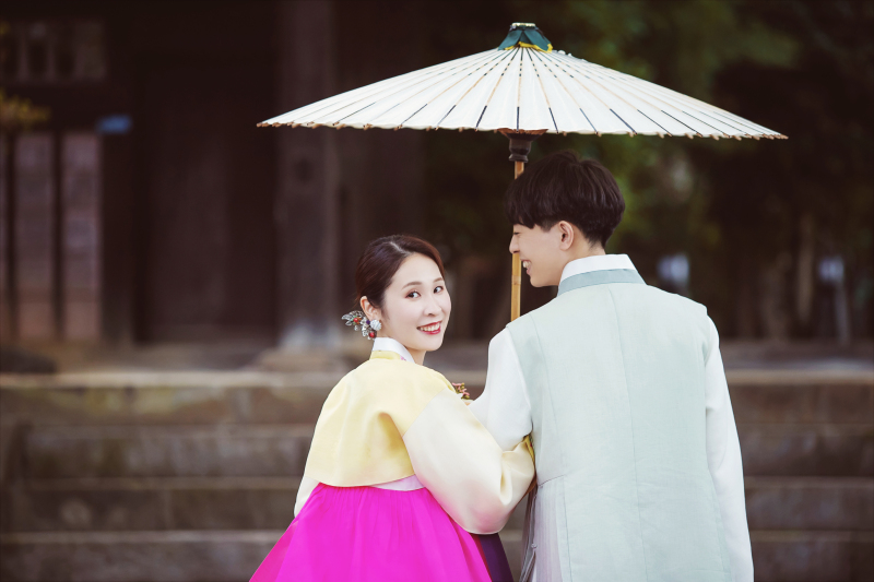 韓服×ドレスフォト