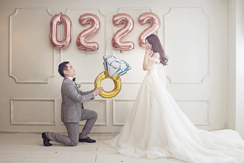 風船を使って撮影