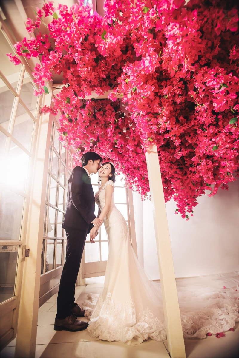 ピンクのお花と