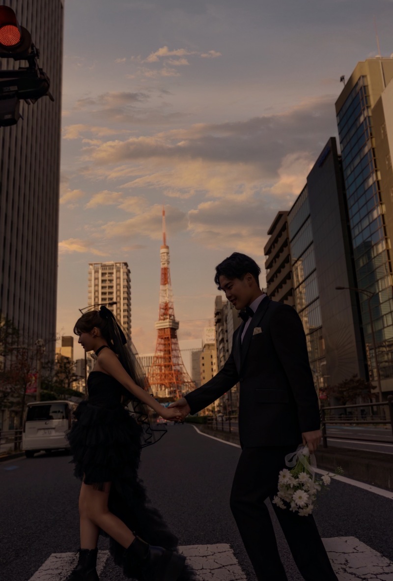 横断歩道×東京タワー