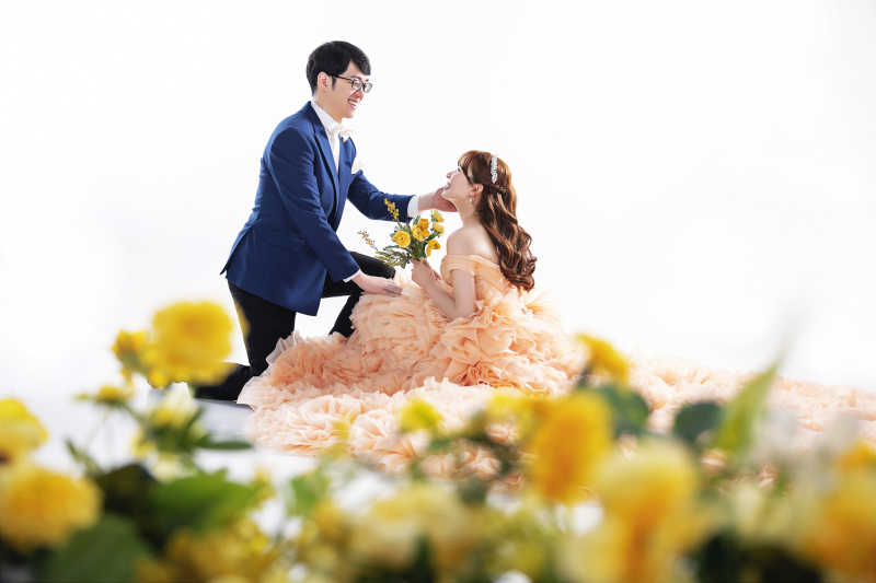 オレンジドレス