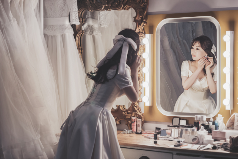 鏡越しの。。。