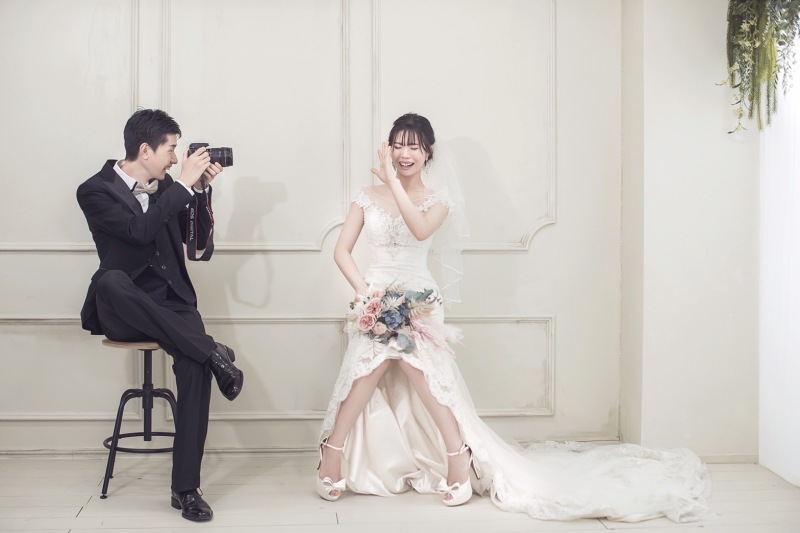 新郎様も新婦様を撮影！