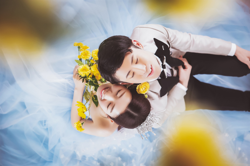 Bonheurドレスで2着撮影