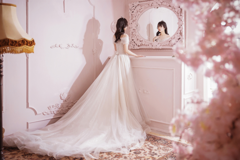 大きな鏡カット