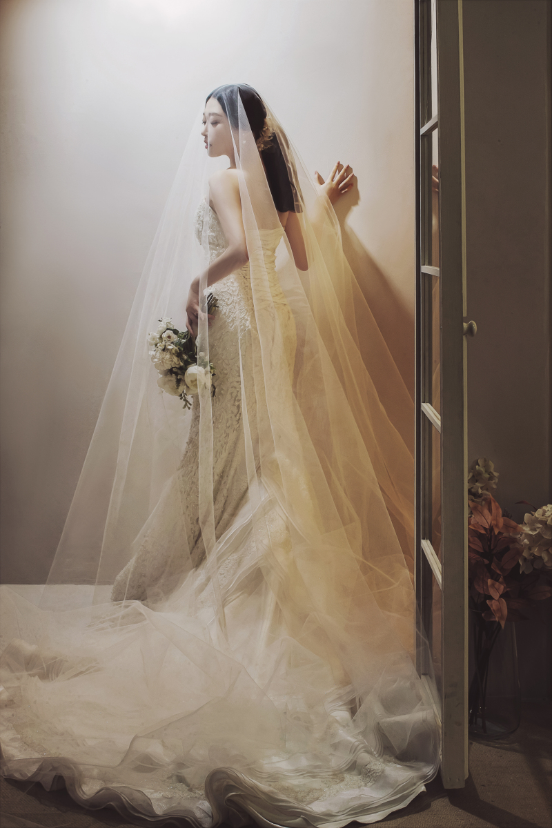 ベールを被ってかっこよく☆