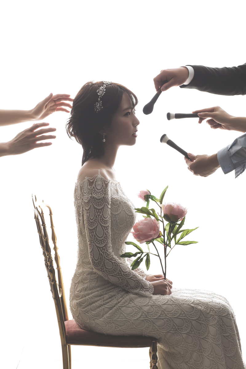 メイクしている雰囲気で！