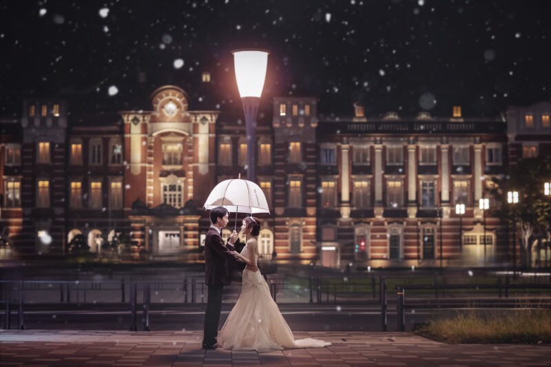 東京駅バックで