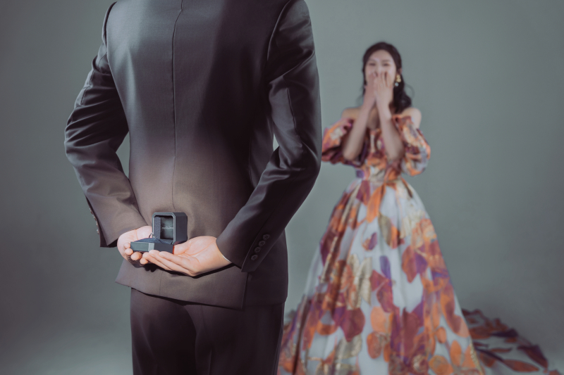 指輪ボックスのショット♪