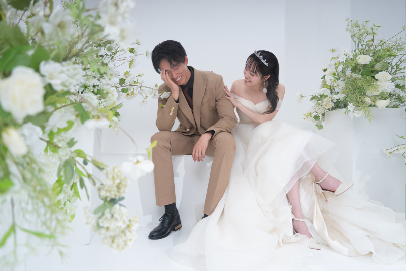 アーチに座ってワンカット♪