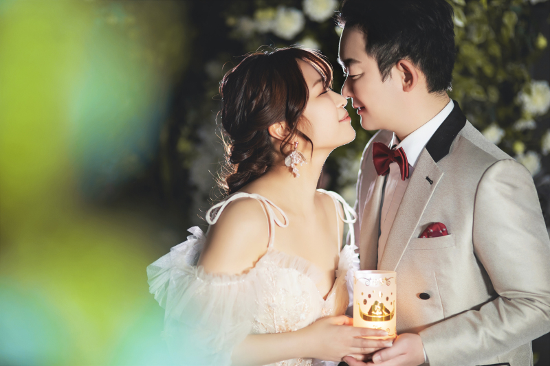 お顔を近づけて♡