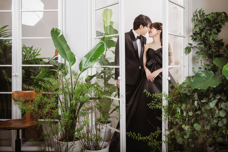 緑に囲まれたショット