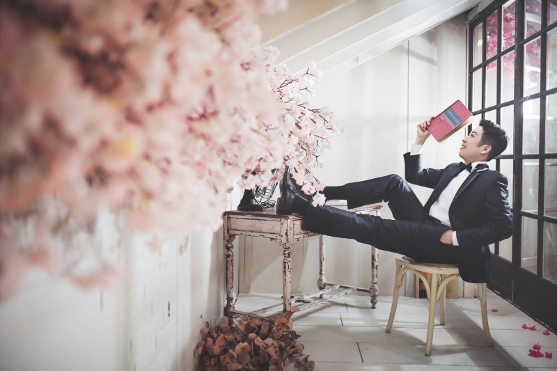 新郎様のソロ撮影