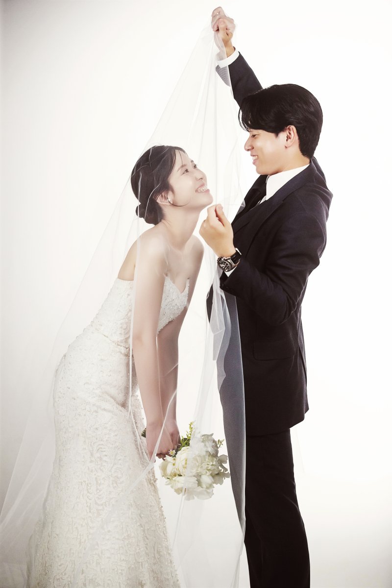 ベールをめくって♡