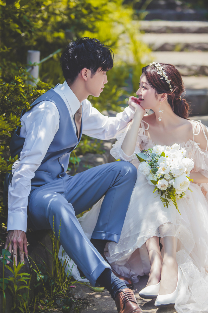 ふたりで座って♬