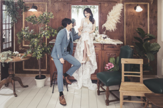 ドレス3着・スタジオ撮影