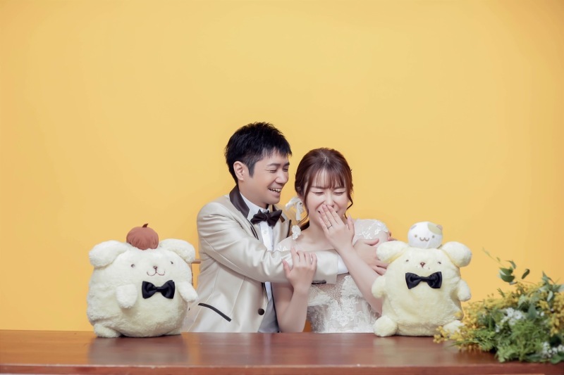 黄色の背景で⭐︎