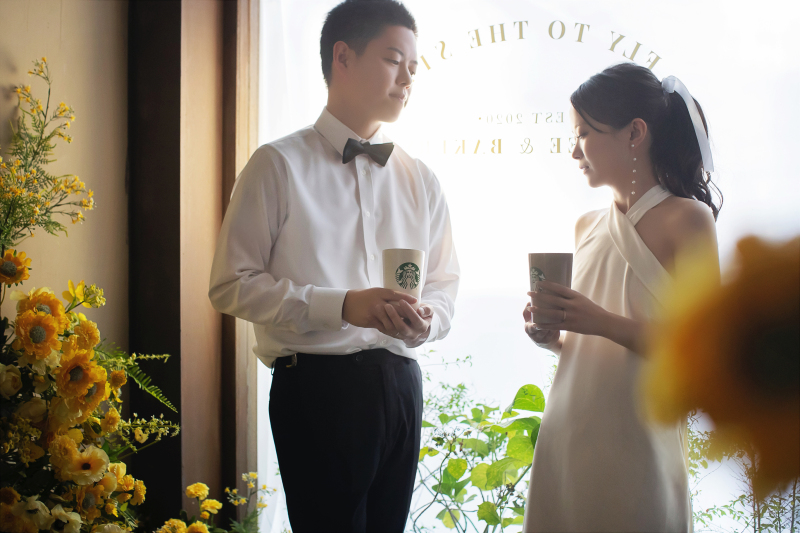 カフェテリアのような1枚に