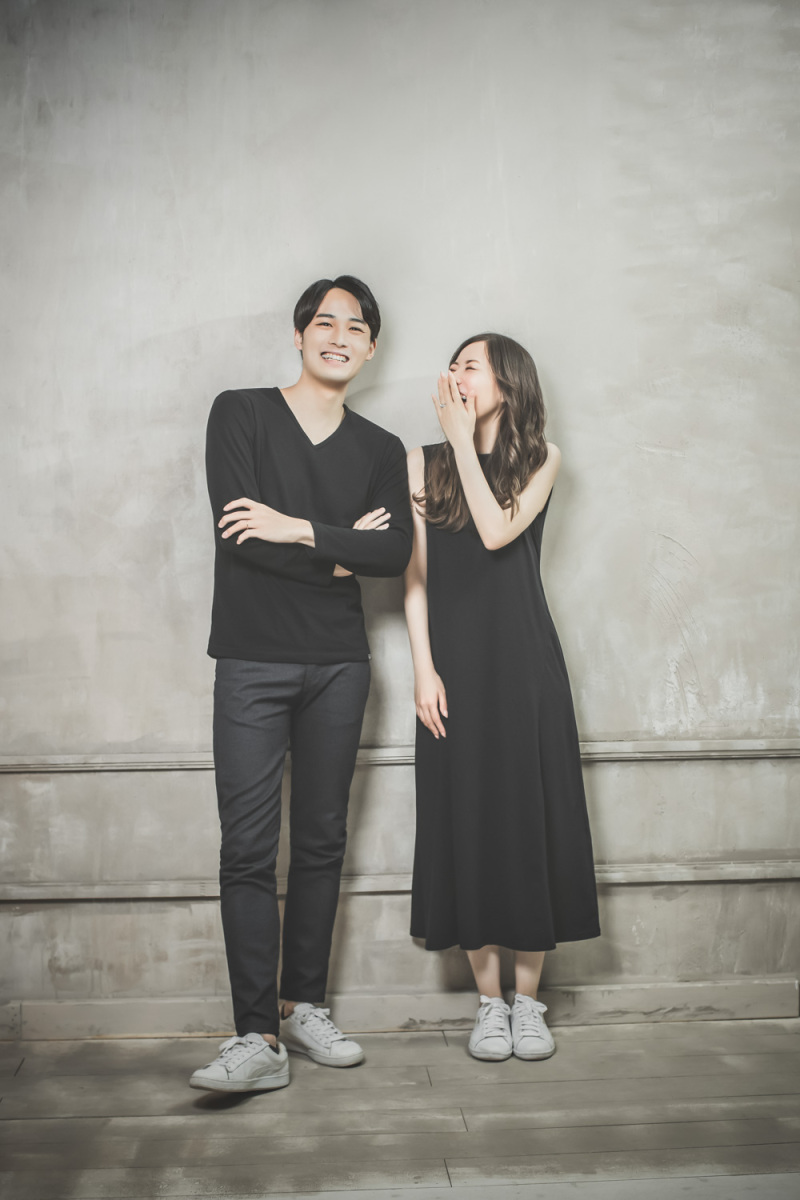 最初は、普段のお二人の雰囲気で！