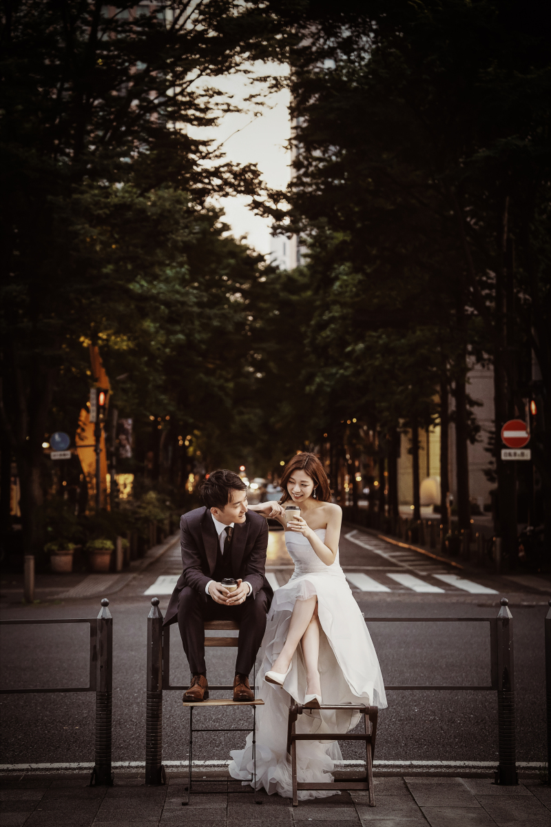 お二人で座って♡