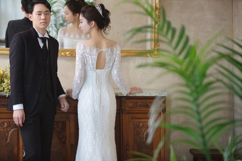 後ろ姿で・・・