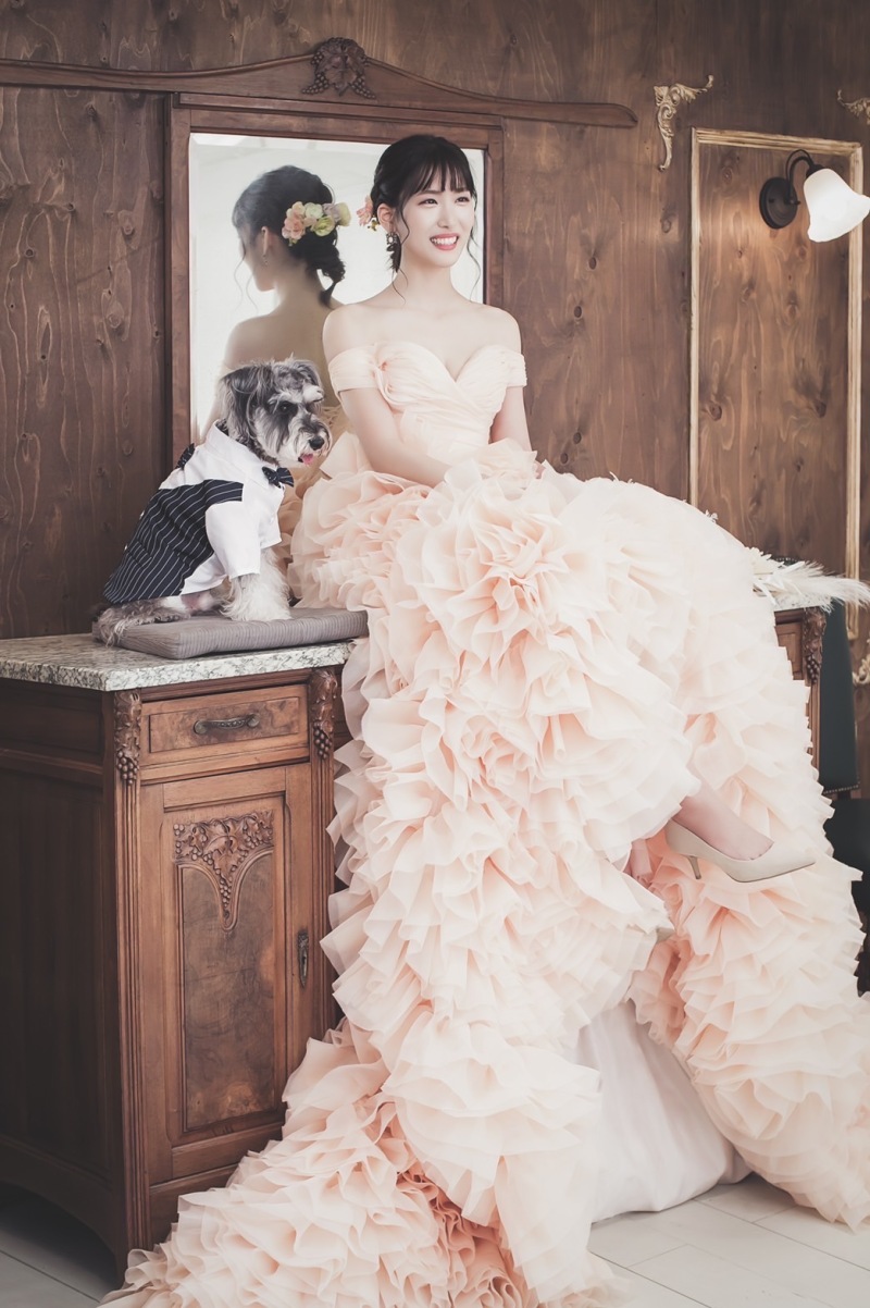 わんちゃんとツーショット