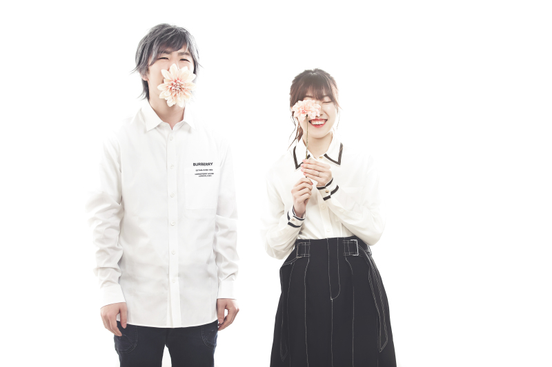 私服での撮影も♡