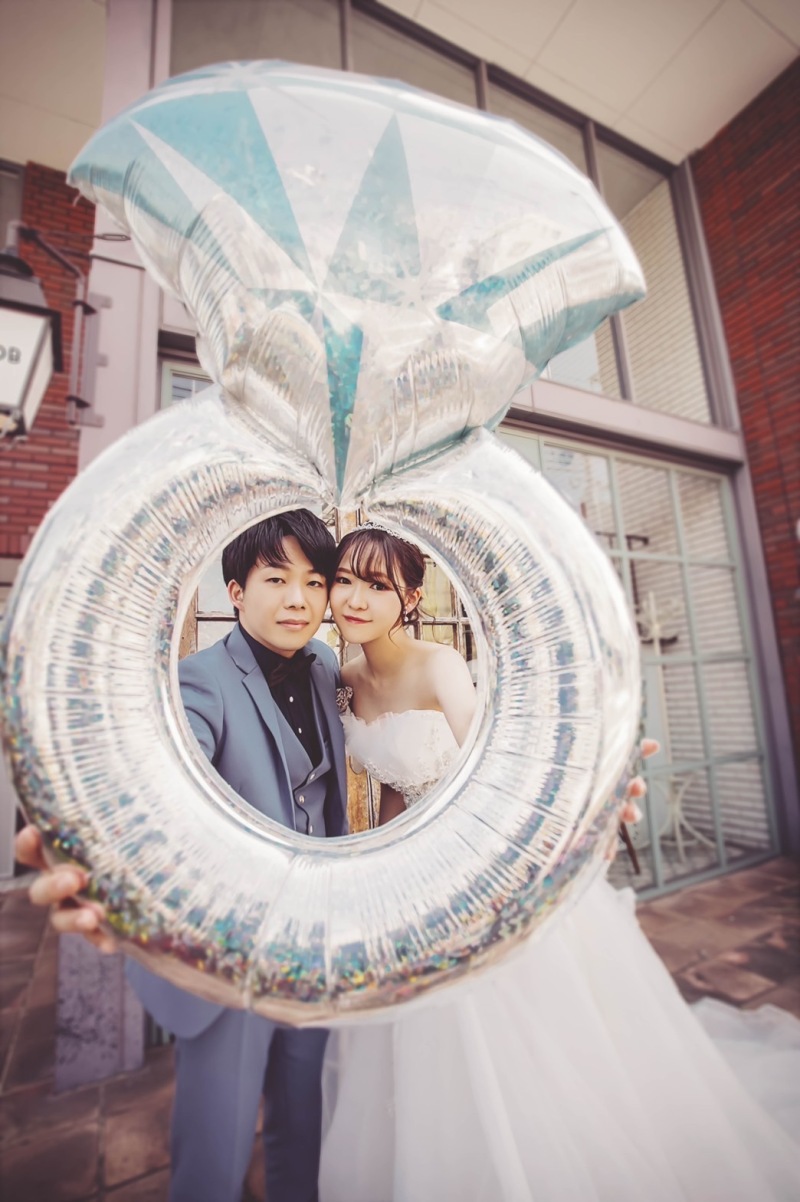 お二人のポージングで♡